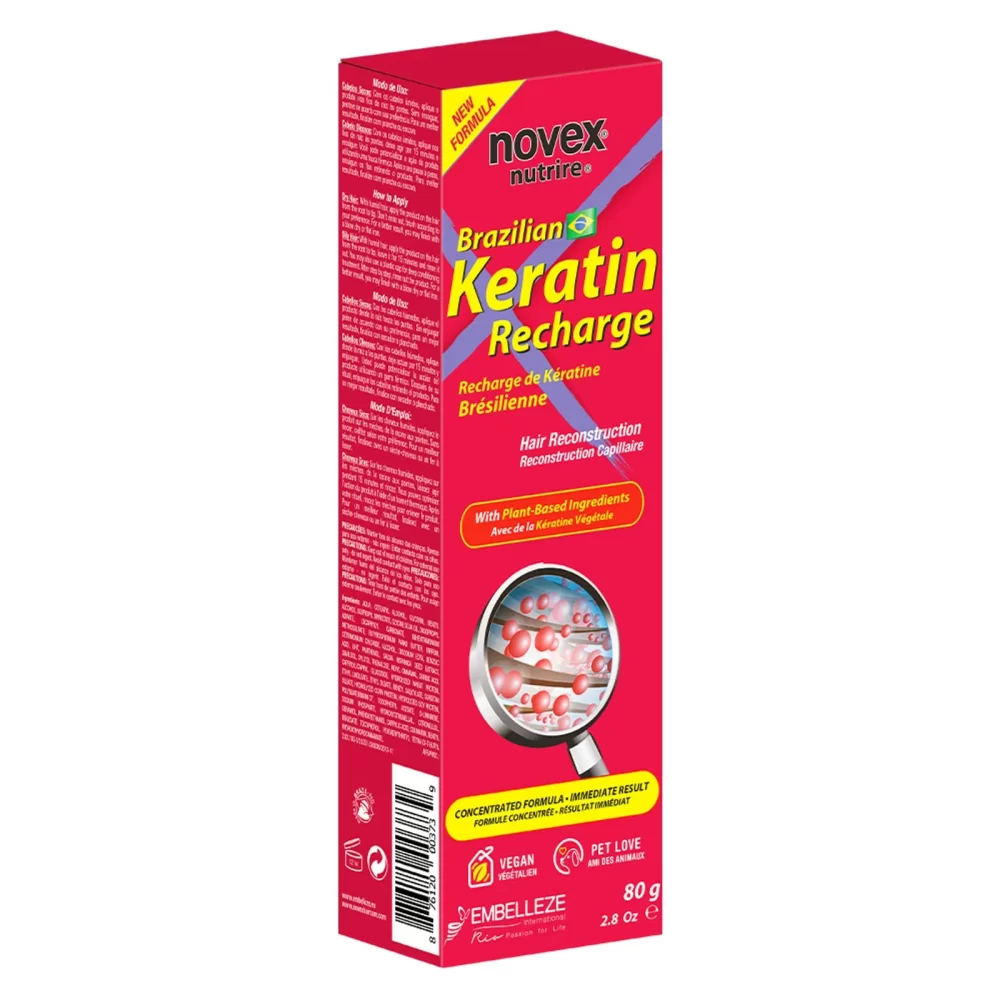 Recarga de Queratina Novex Queratina Brasileña 80g - Imagen 2