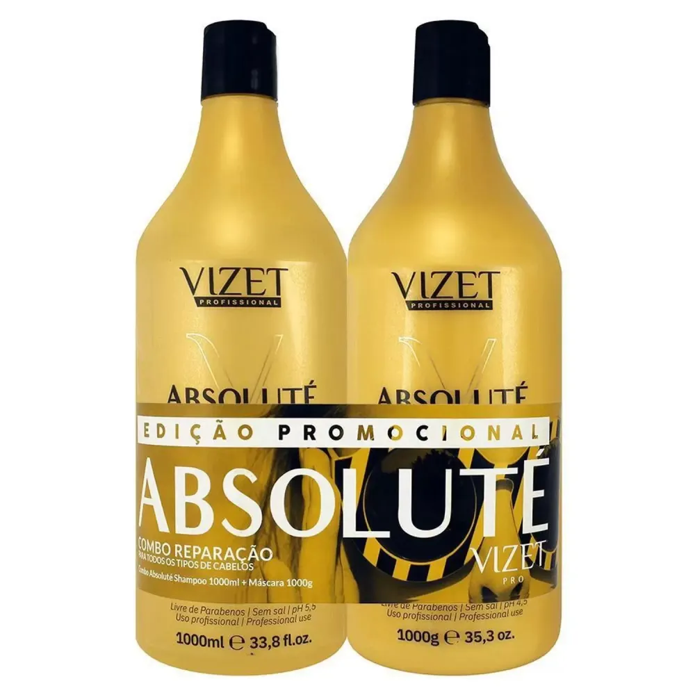 Combo Vizet Absoluté Shampoo + Mascara Condicionate Profesional