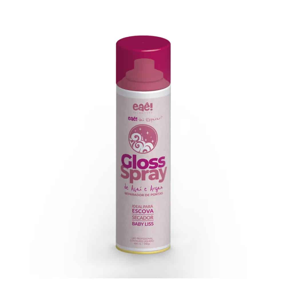 GLOSS SPRAY REPARADOR BRILLO  ESPEJADO  AÇAÍ Y ARGAN